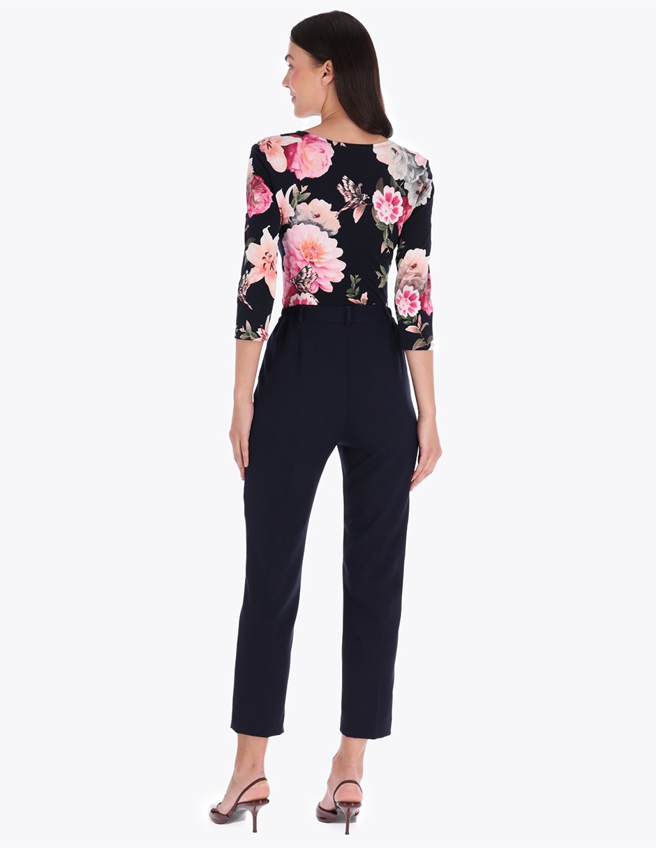 Pantalón de vestir slim para mujer 4