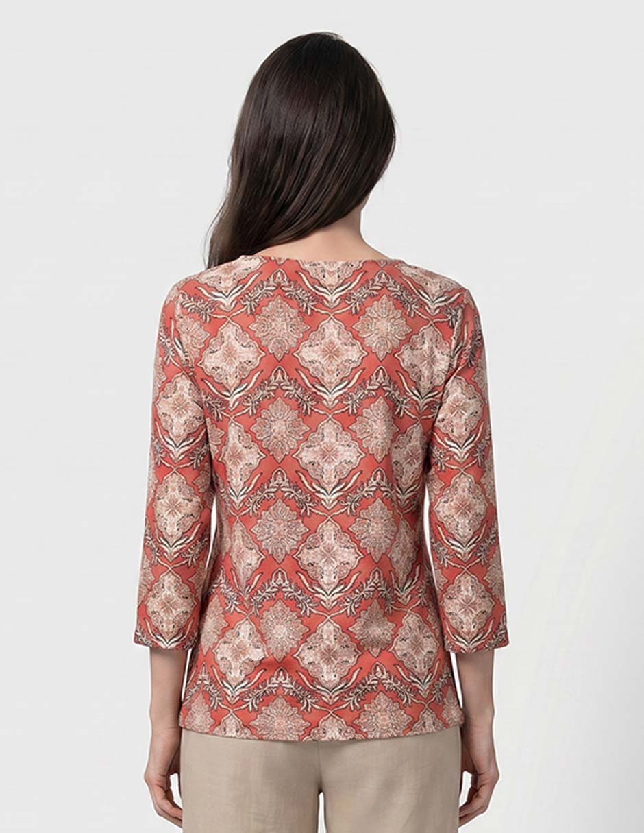 Blusa manga 3/4 para mujer 2