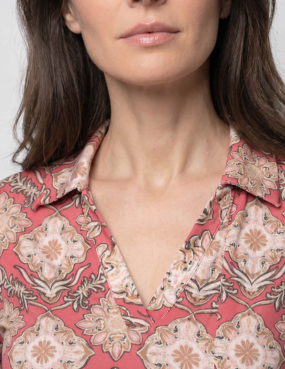 Blusa otoño "manga" 3/4 "para mujer" 4