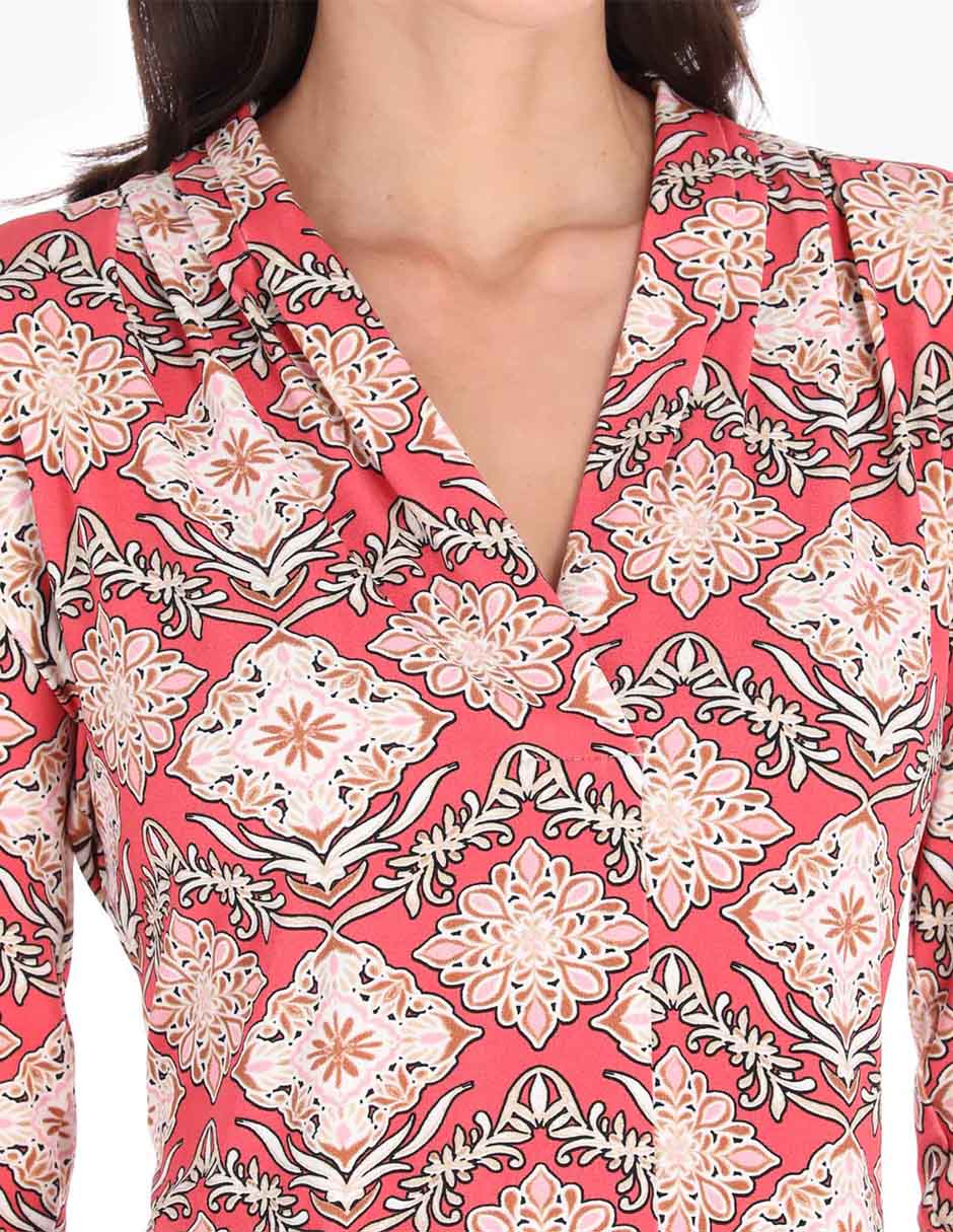 Blusa charme otoño manga 3/4 para mujer