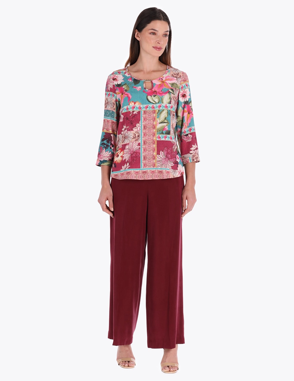 Blusa manga 3/4 para mujer 3