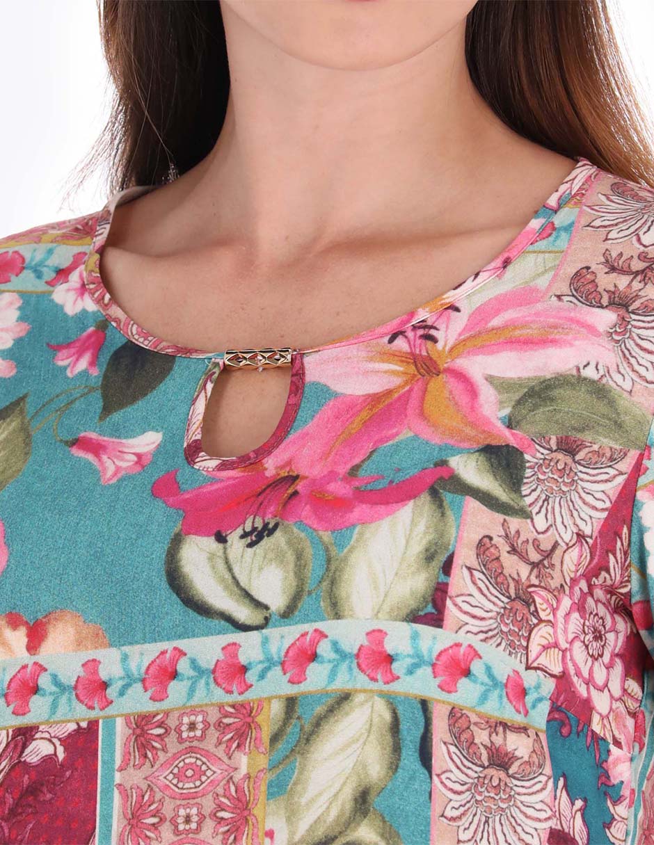 Blusa manga 3/4 para mujer 4