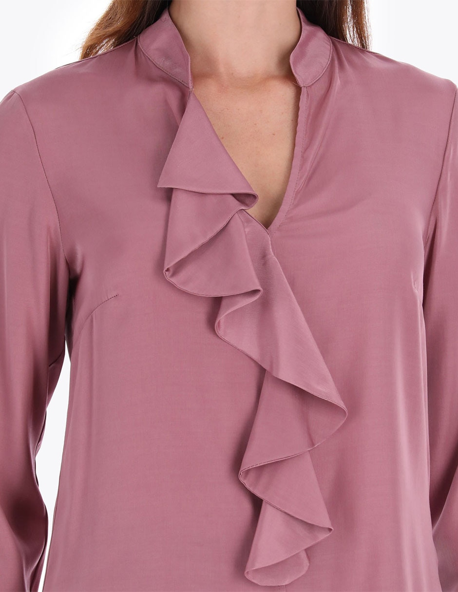 Blusa manga larga para mujer 4