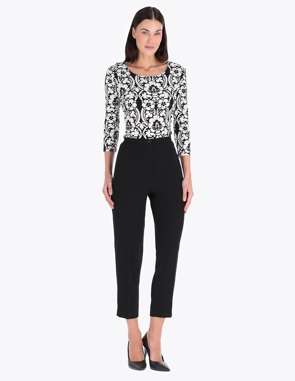 Pantalón de vestir charme slim para mujer