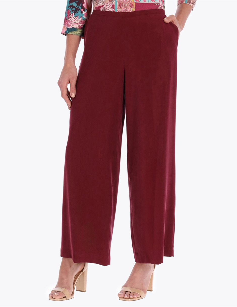 Pantalón acampanado slim para mujer Pantalón acampanado slim para mujer