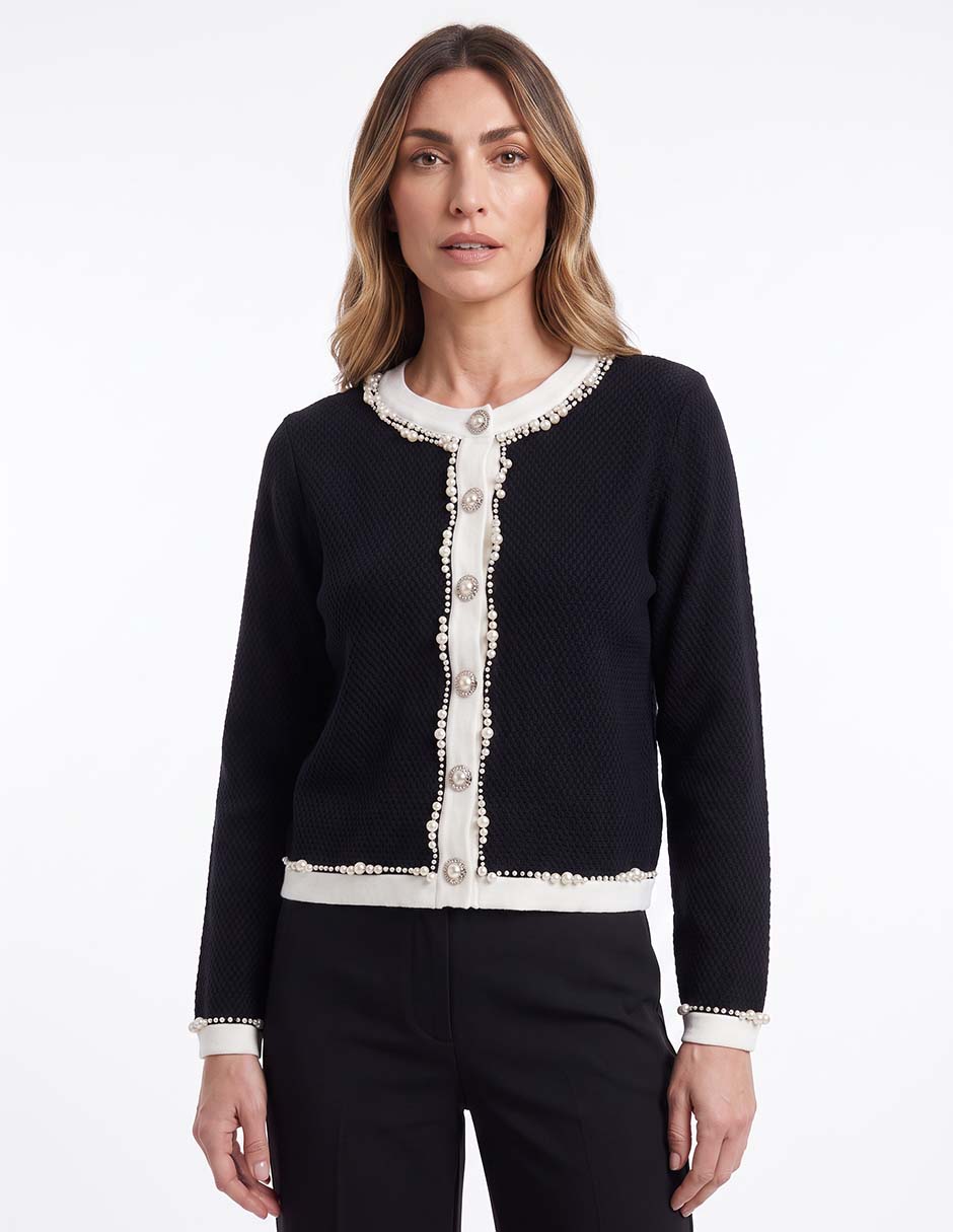 Suéter cuello redondo para mujer 2