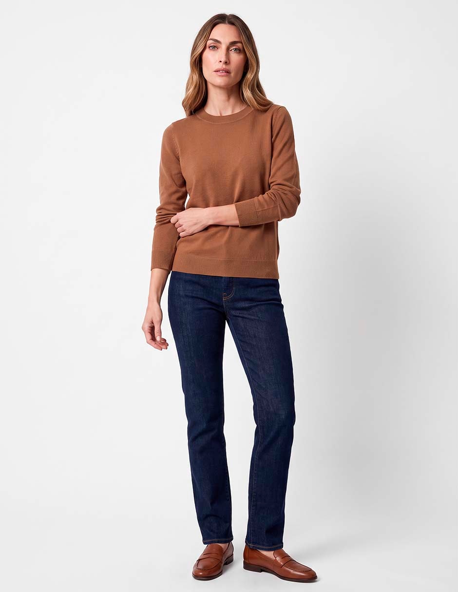 Suéter cuello redondo para mujer Suéter cuello redondo para mujer