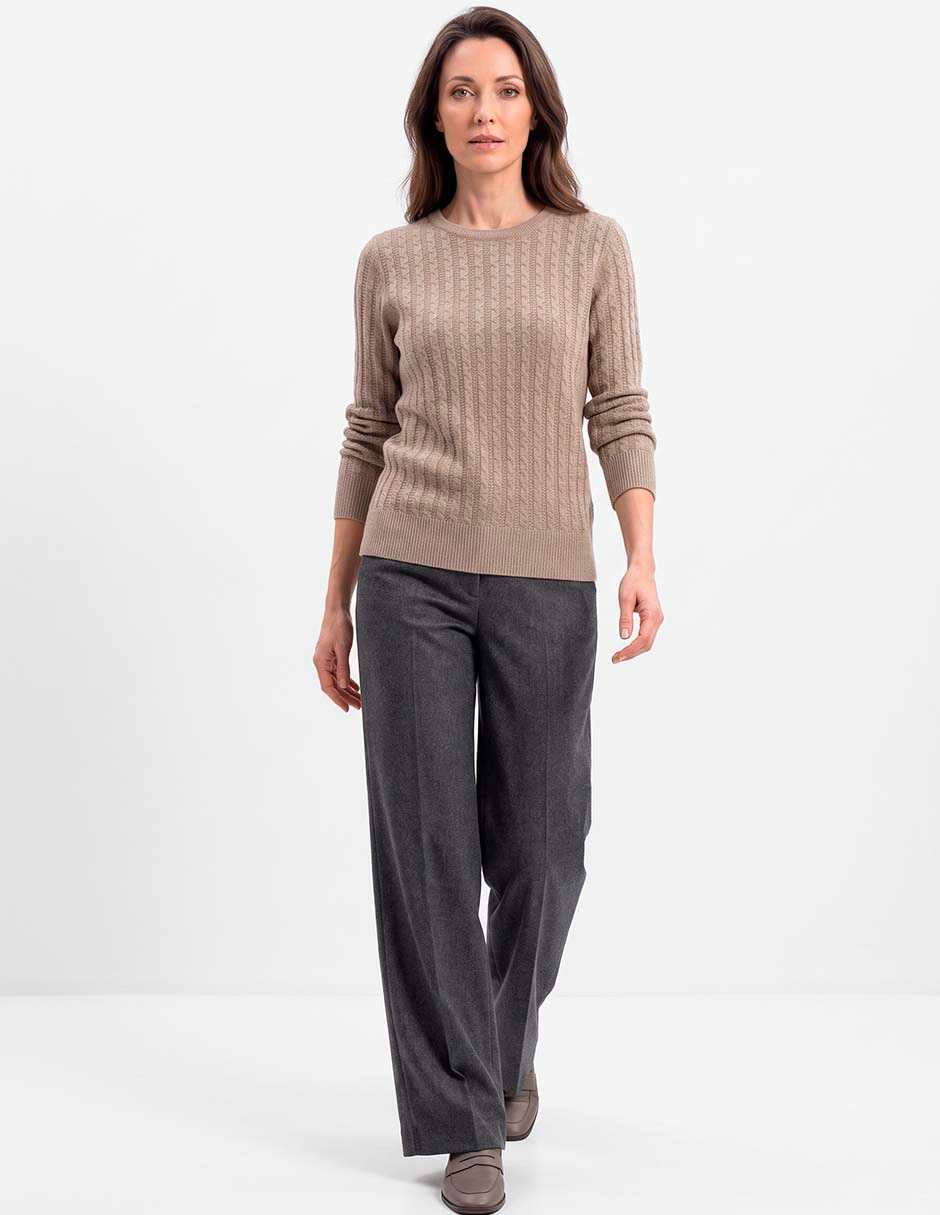 Suéter cuello redondo para mujer Suéter cuello redondo para mujer
