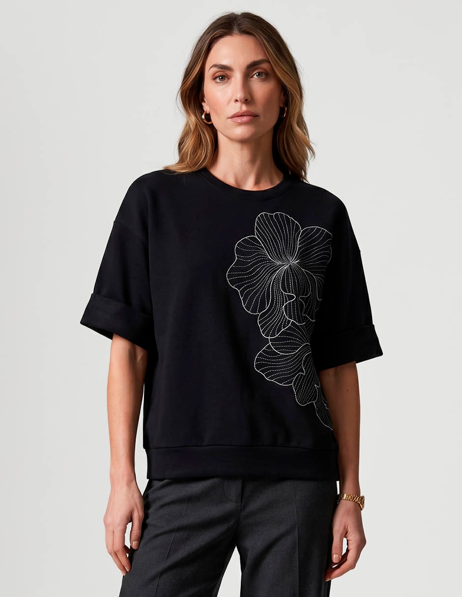 Suéter cuello redondo para mujer Suéter cuello redondo para mujer