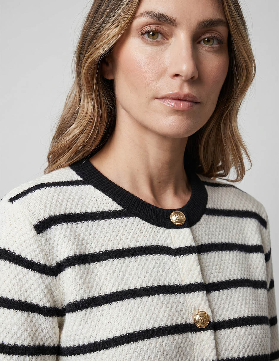 Suéter cuello redondo para mujer 3