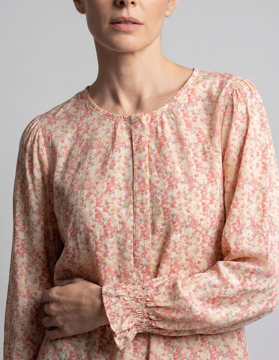 Blusa túnica manga larga para mujer 3