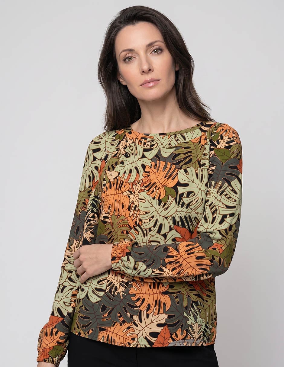 Blusa Tœnica Piezas Sueltas Manga 3/4 Para Mujer
