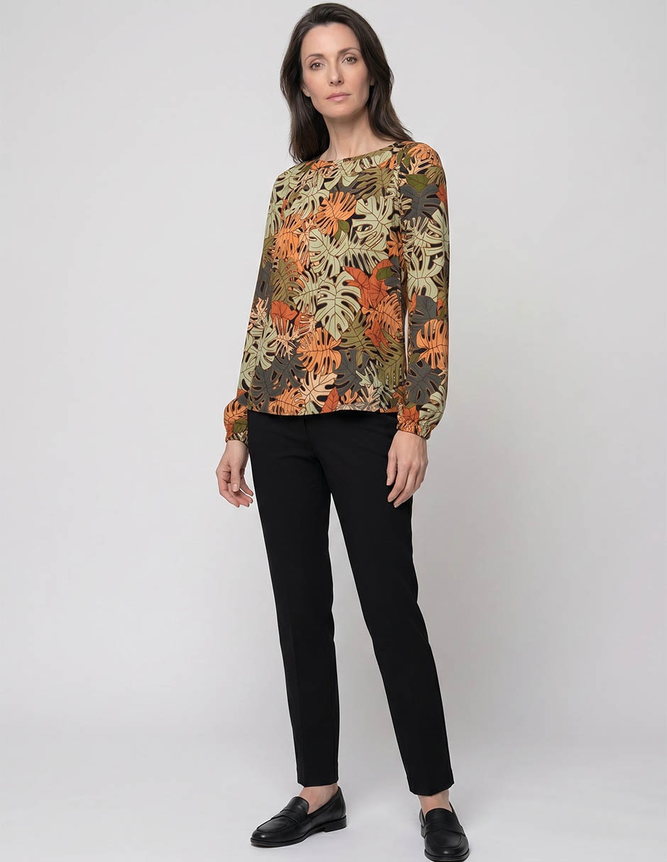 Blusa Tœnica Piezas Sueltas Manga 3/4 Para Mujer 3