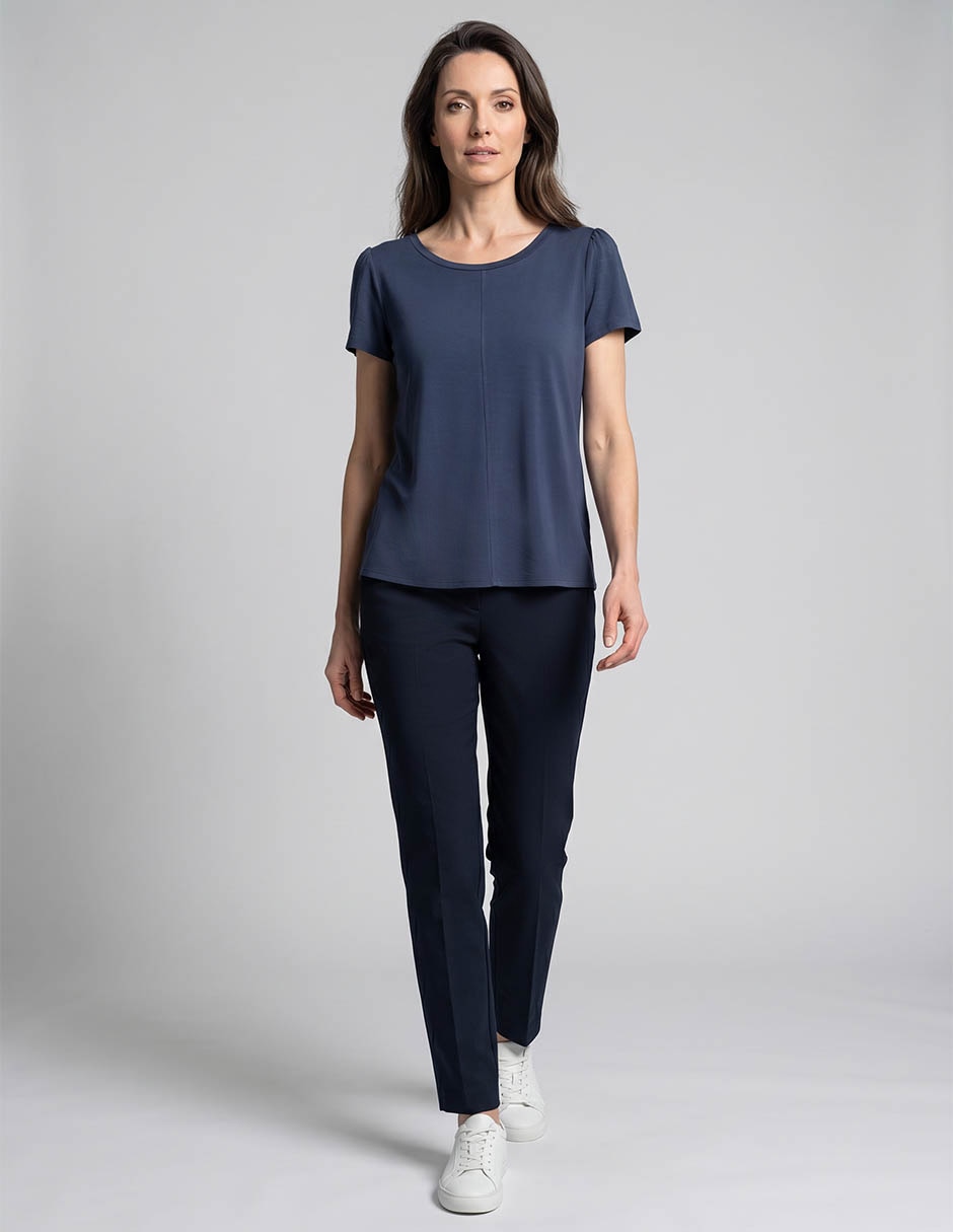 Blusa Tœnica Piezas Sueltas Manga Corta Para Mujer