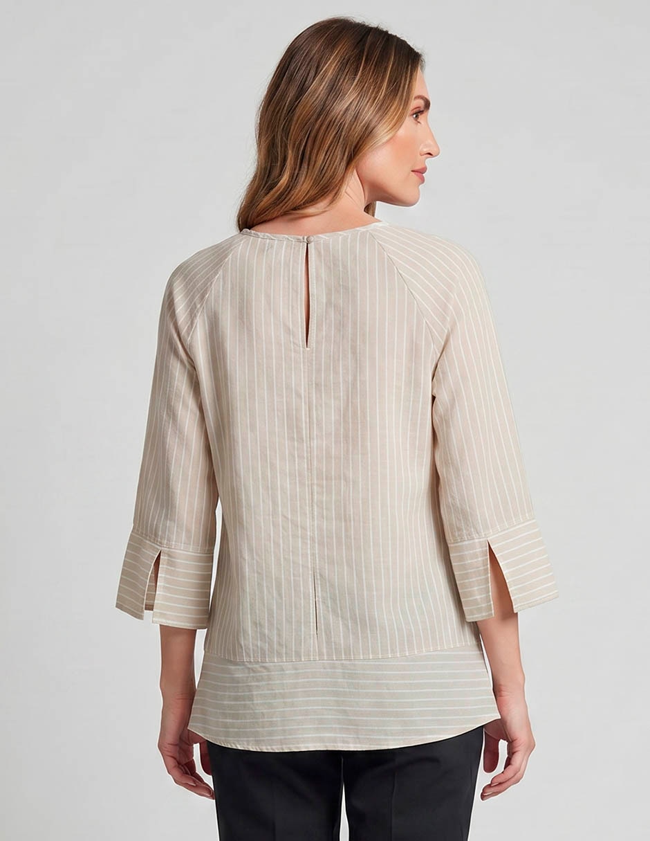 Blusa manga 3/4 para mujer 2
