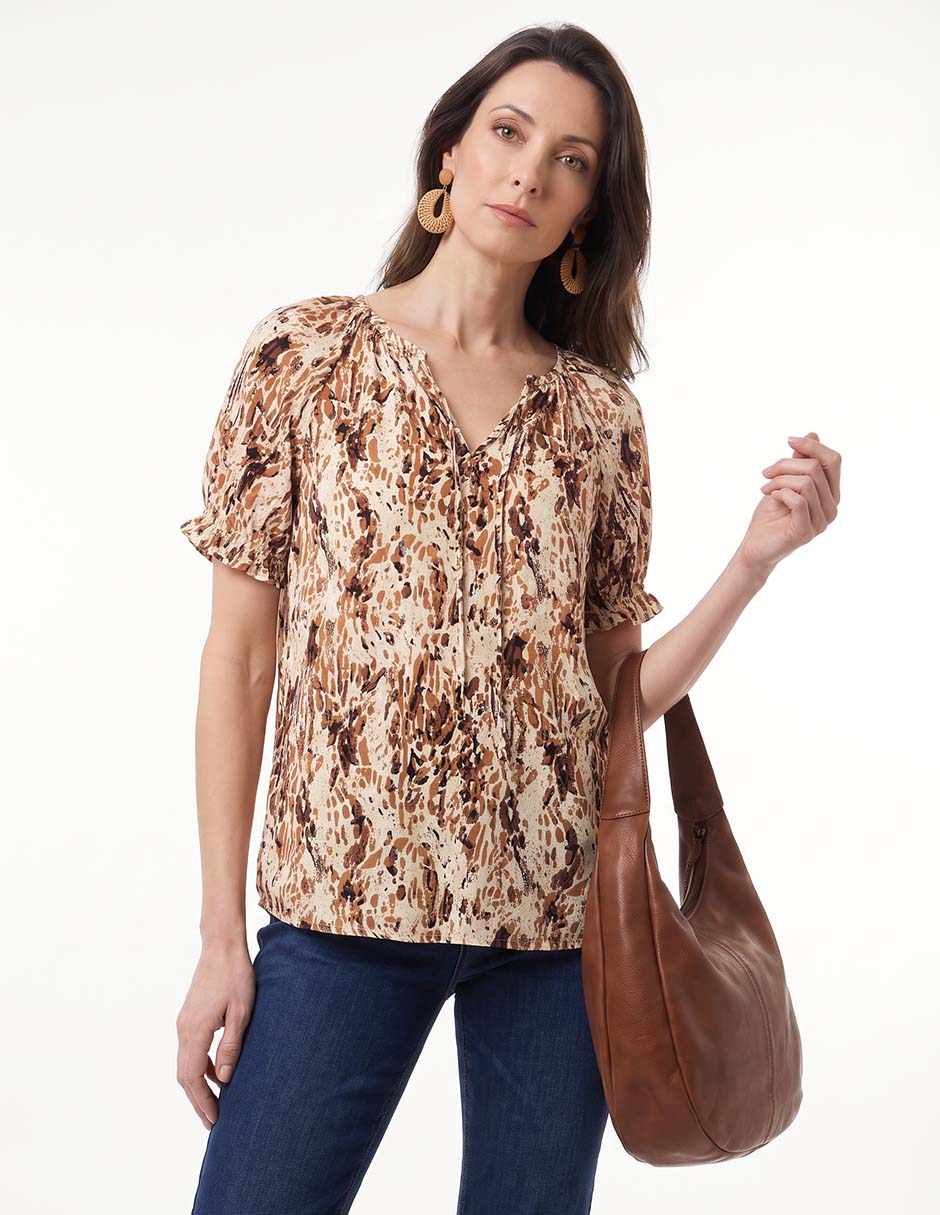 Blusa guess manga corta para mujer Blusa guess manga corta para mujer
