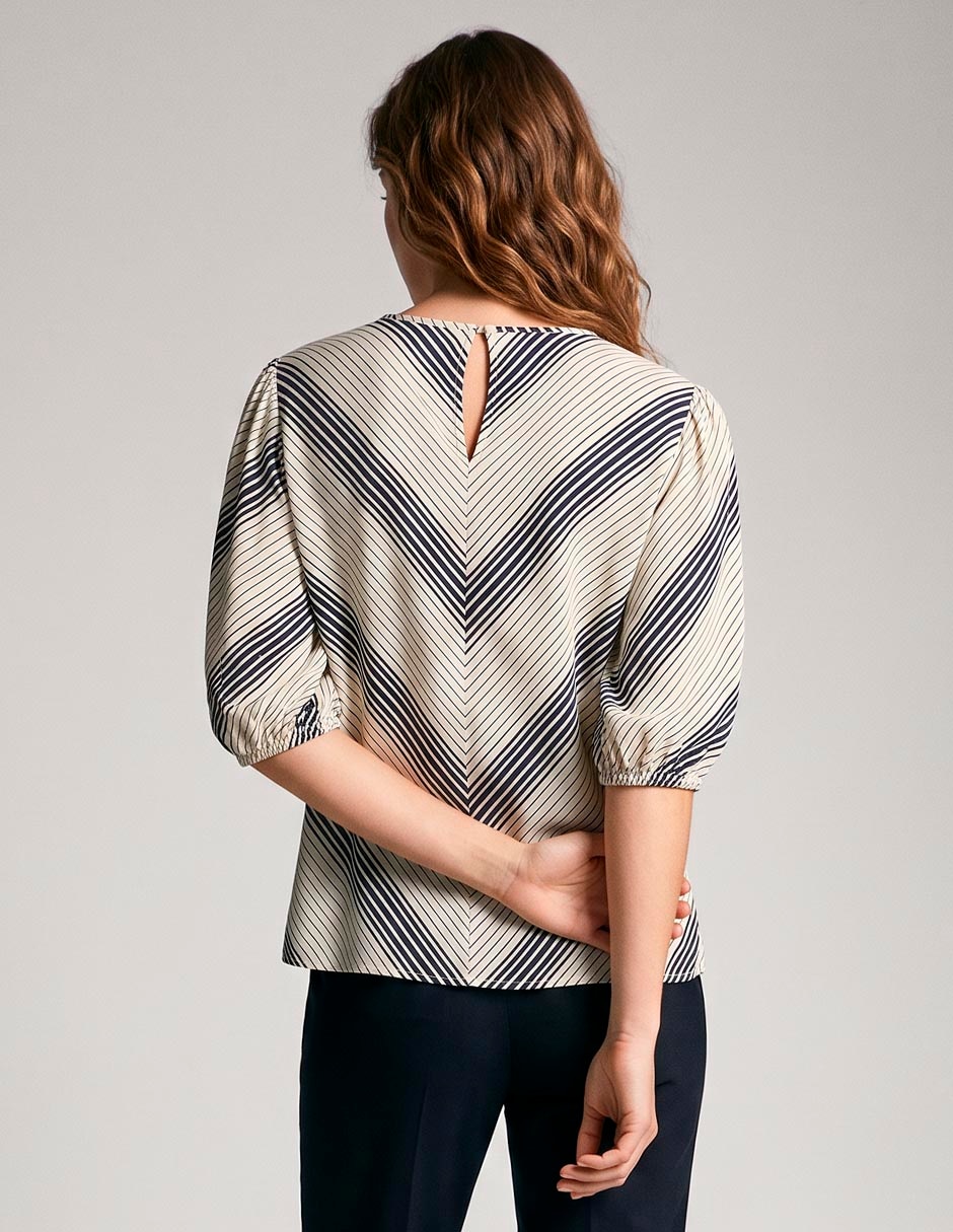 Blusa manga al codo para mujer 2