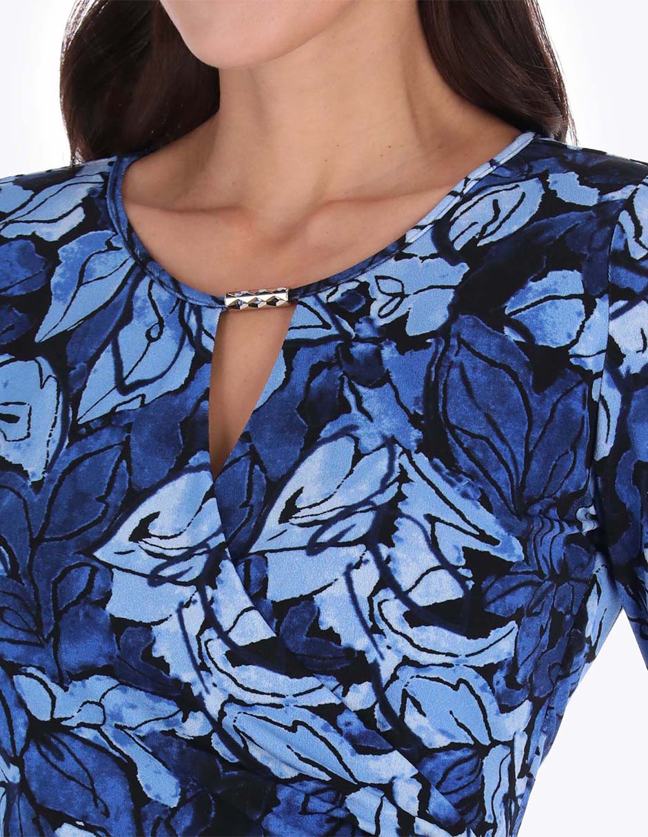 Vestido arriba rodilla formal para mujer 4