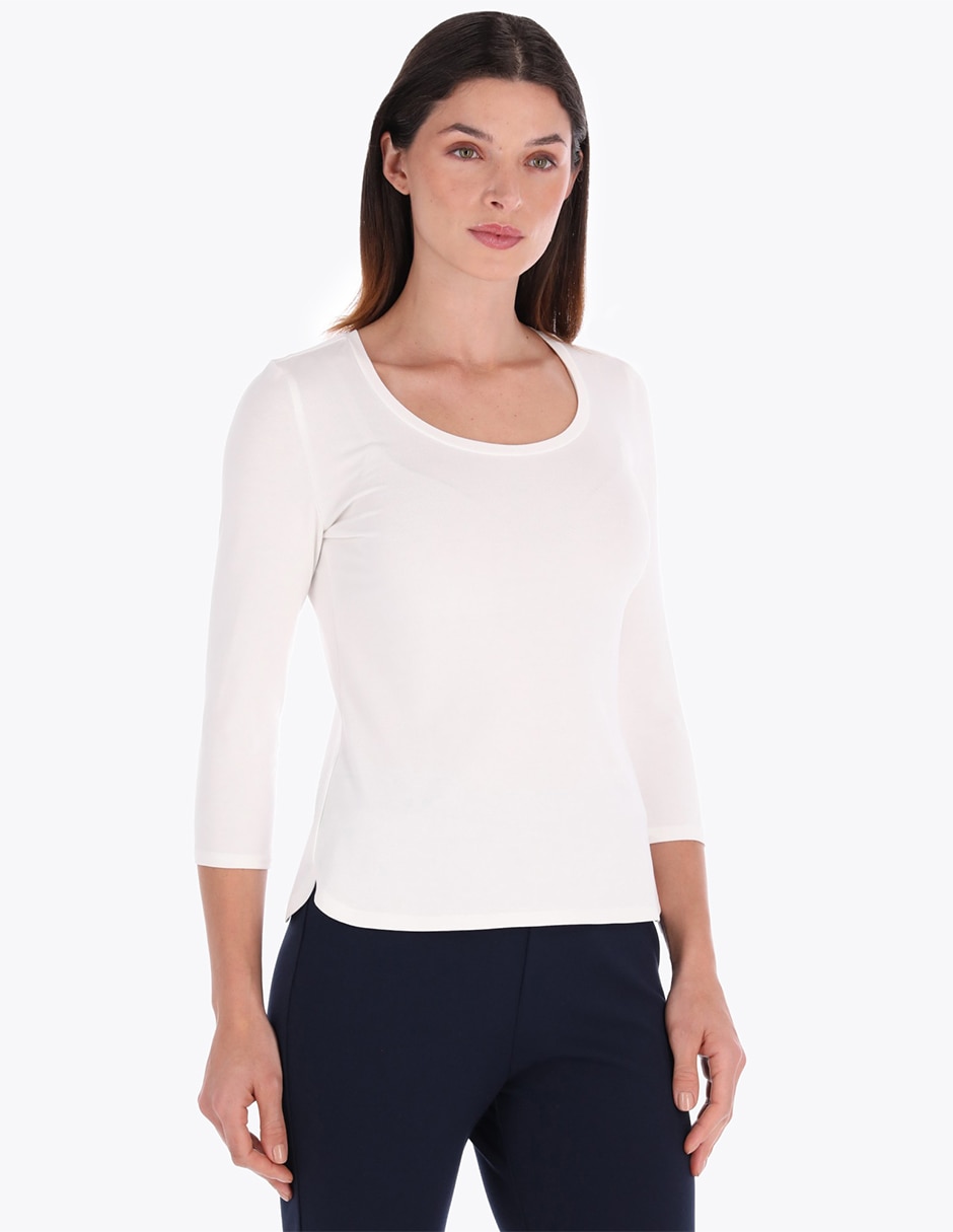 Blusa manga 3/4 para mujer 1