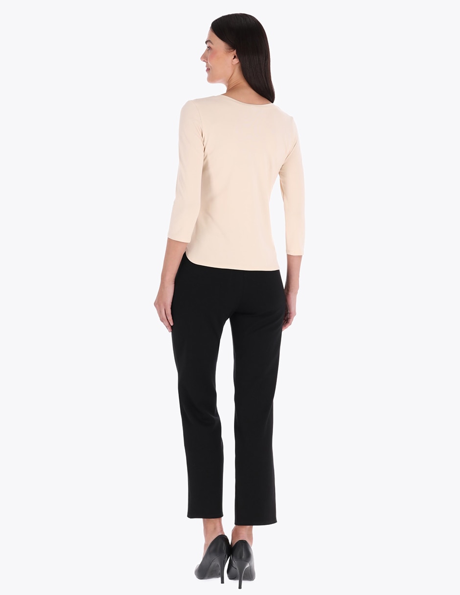 Blusa Charme manga 3/4 para mujer