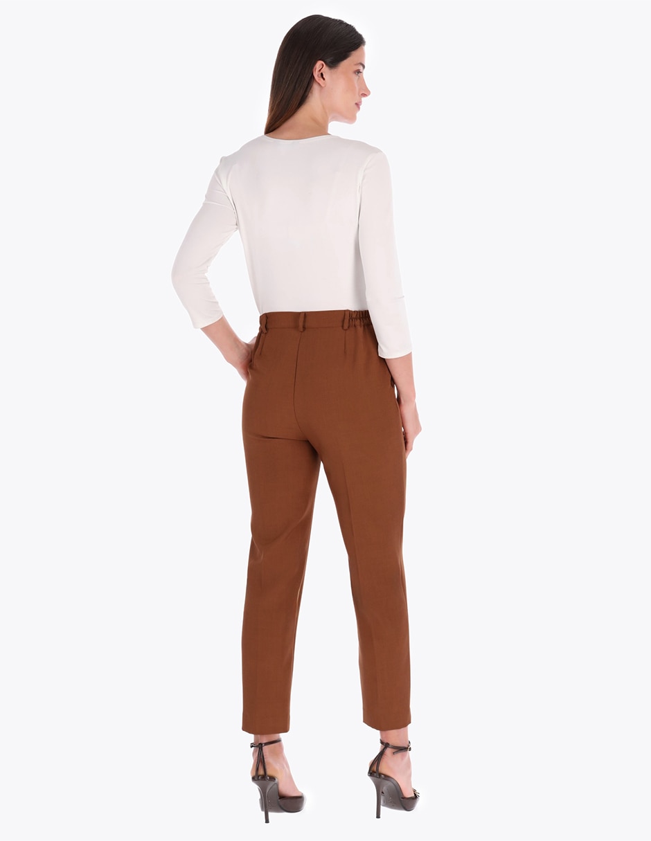 Pantalón de vestir slim para mujer 2