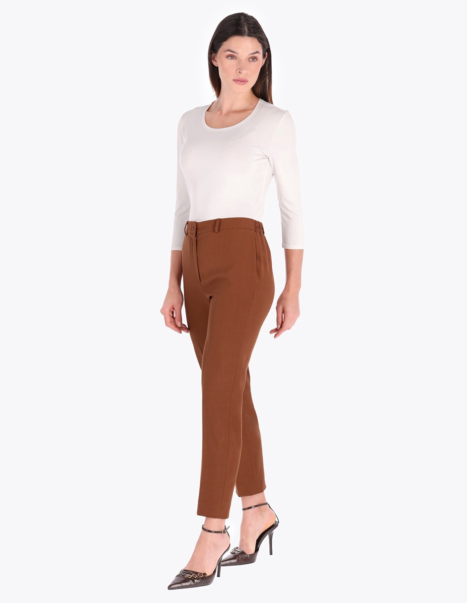 Pantalón de vestir slim para mujer 3