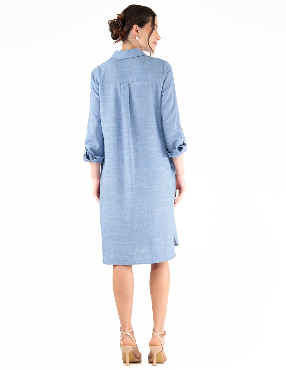 Vestido a la rodilla casual coleccion para mujer