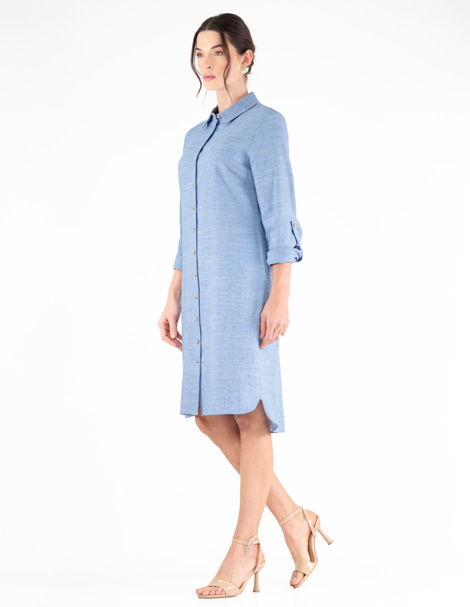Vestido a la rodilla casual coleccion para mujer