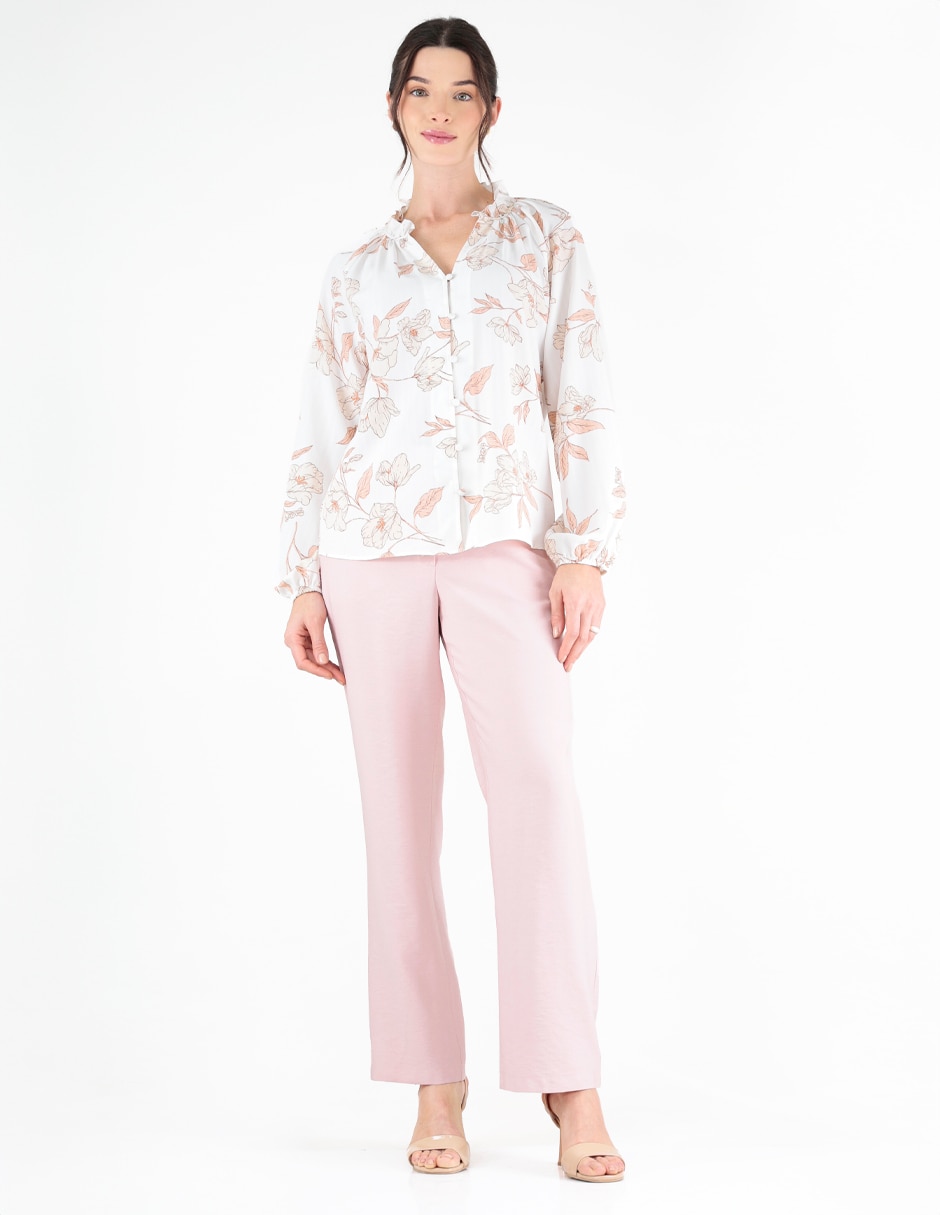 Blusa manga larga para mujer 3