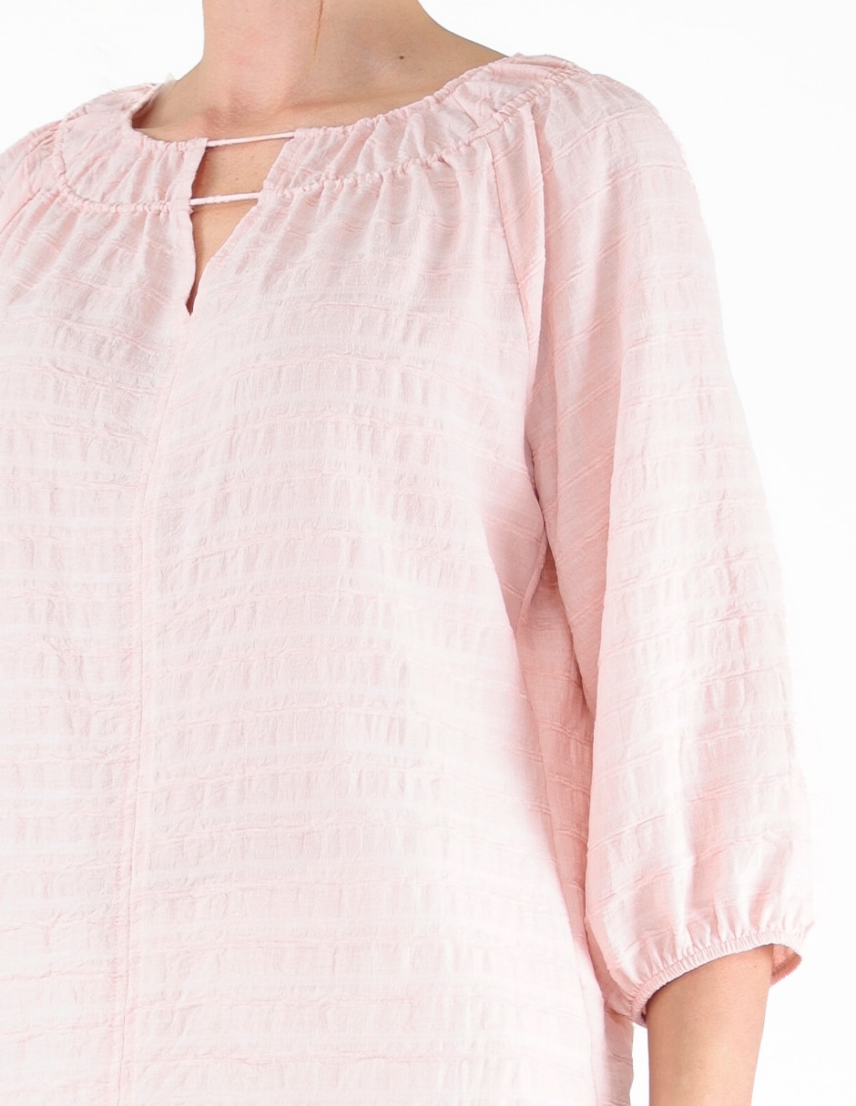 Blusa margaret manga 3/4 para mujer