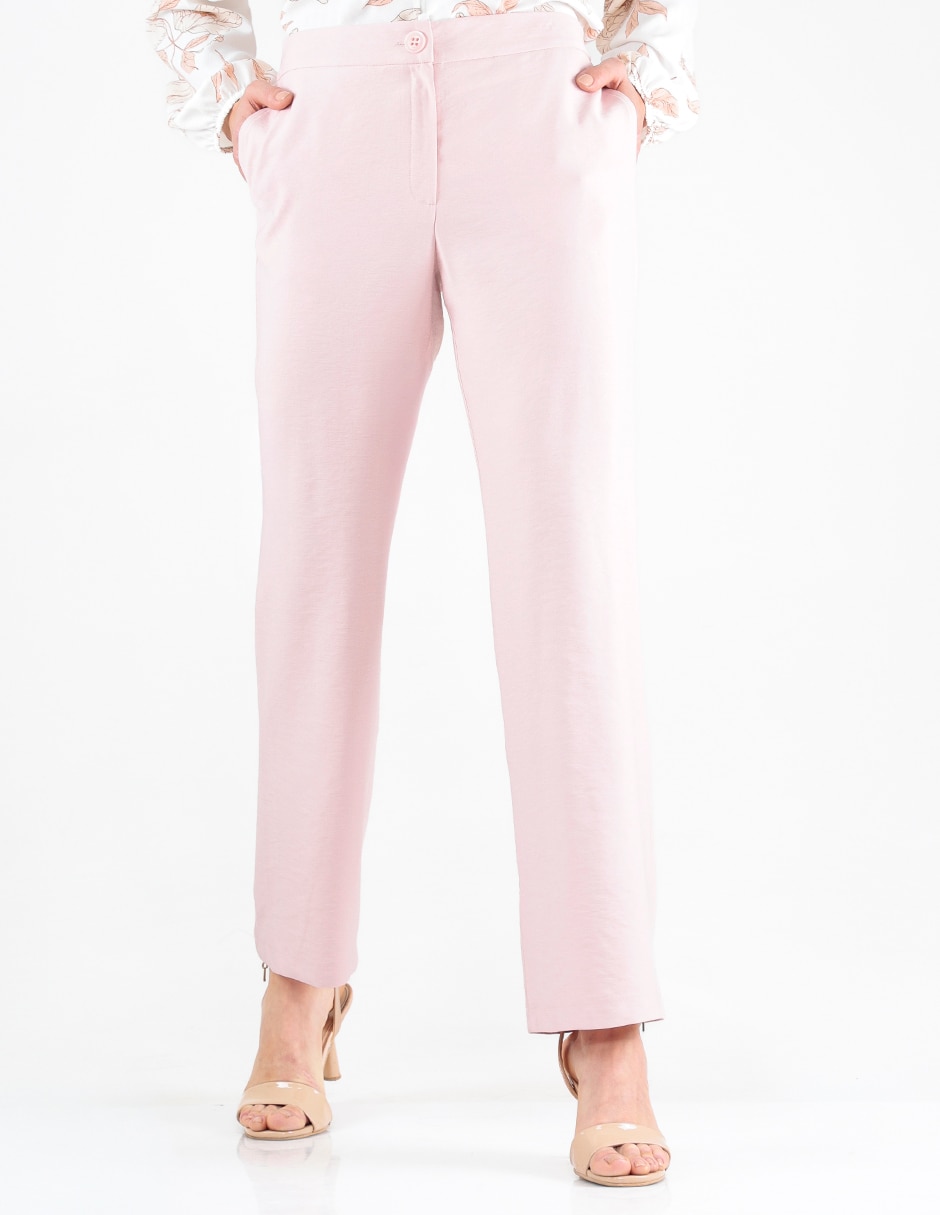 Pantalón regular straight para mujer Pantalón regular straight para mujer