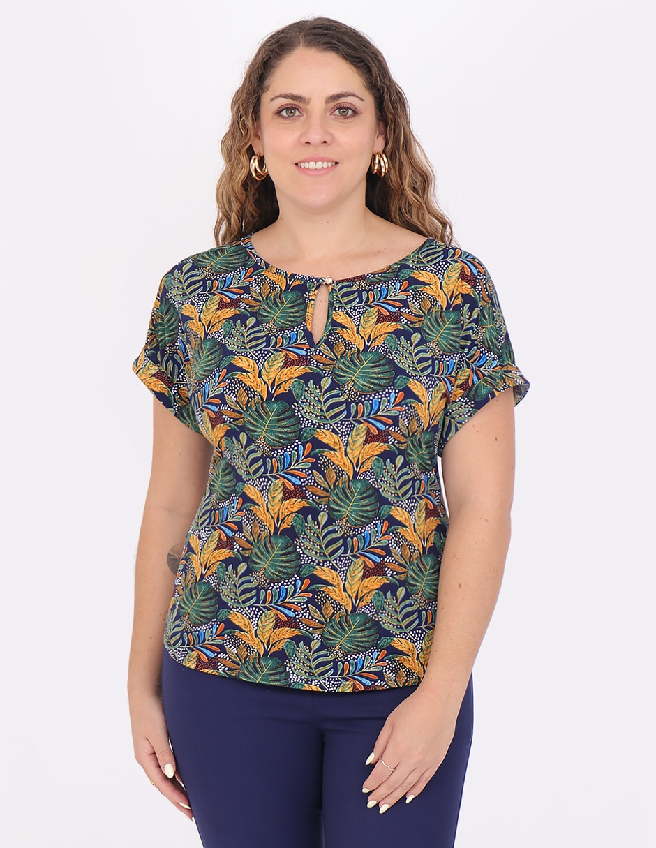 Blusa manga corta para mujer 1