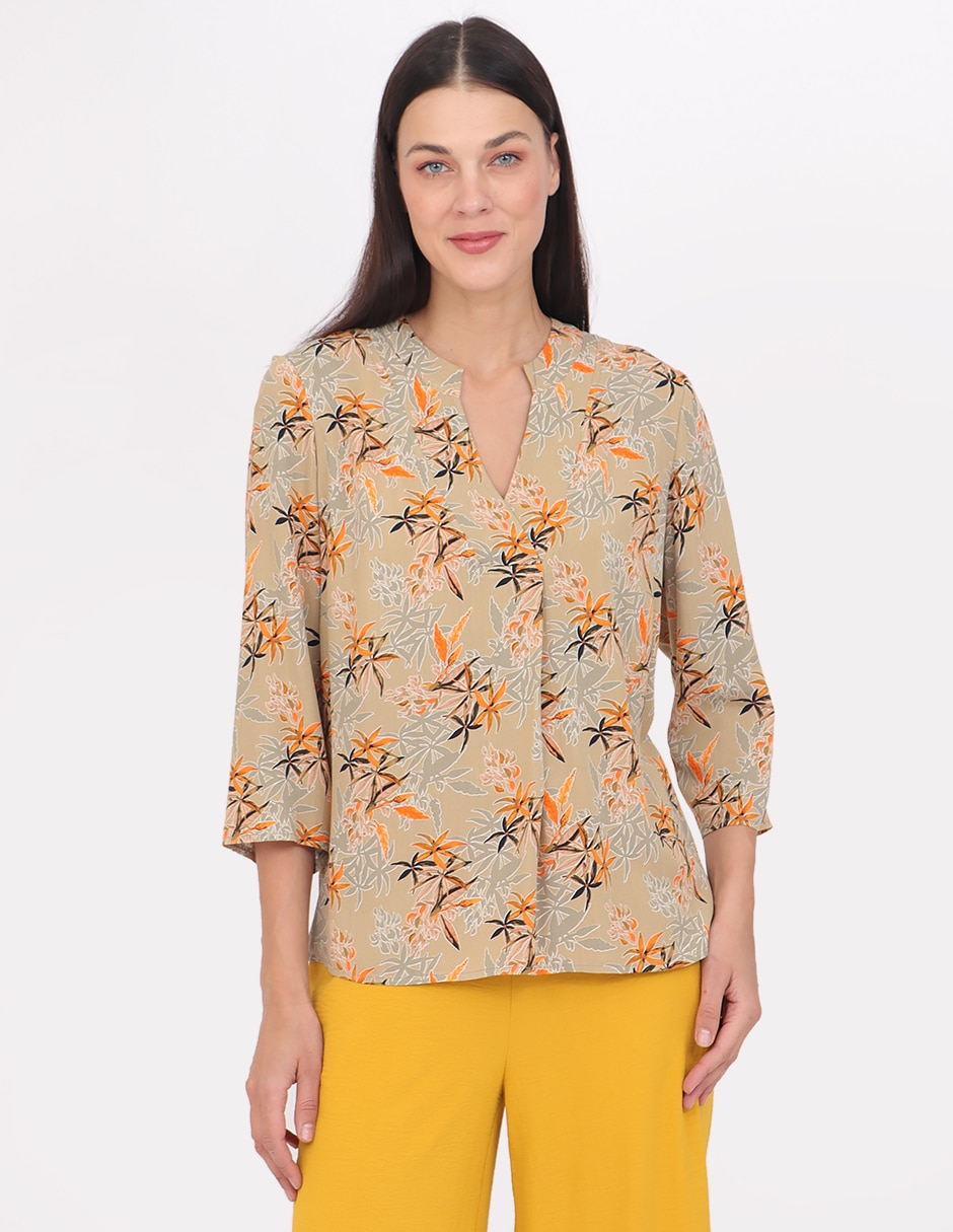 Blusa Grupo Estoril manga 3/4 para mujer 1