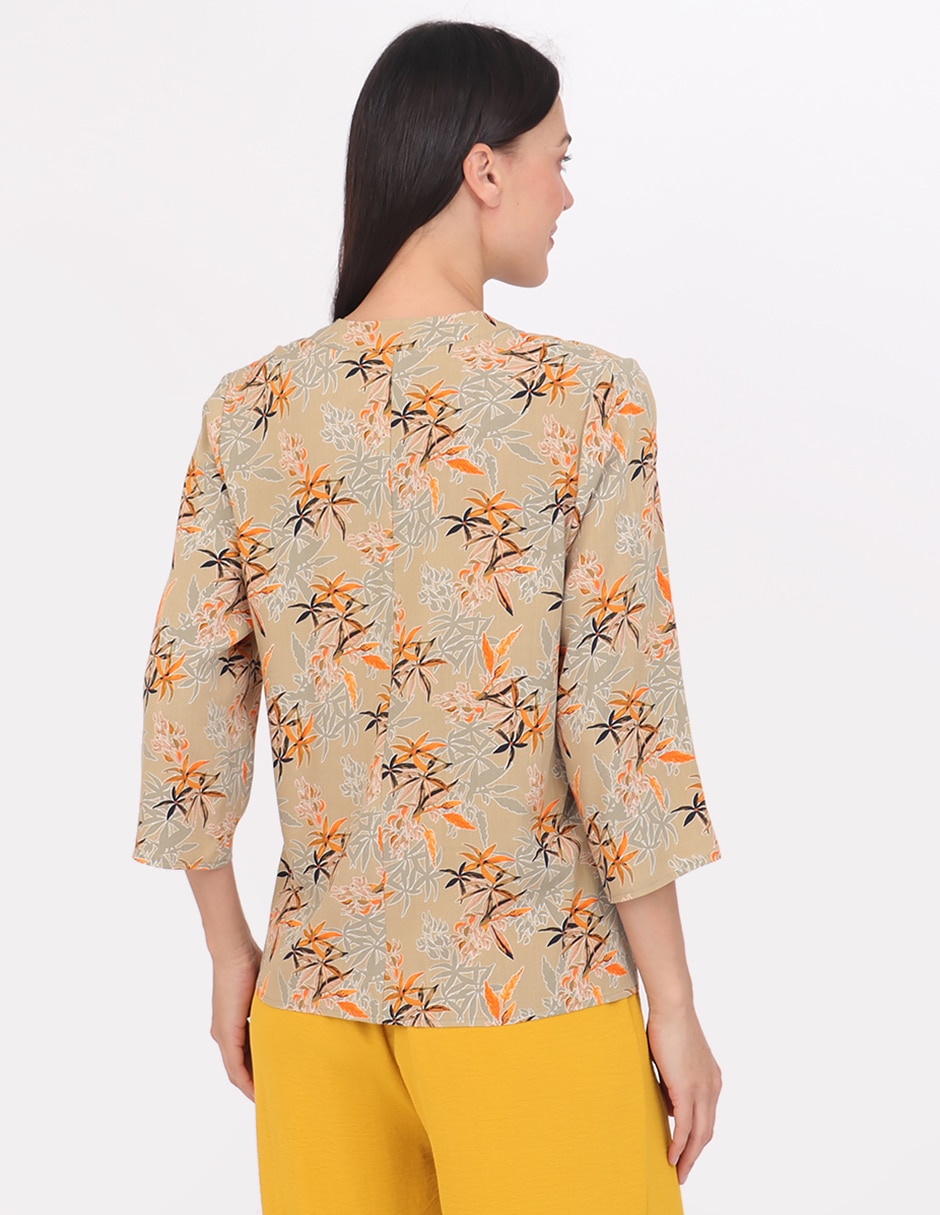 Blusa Grupo Estoril manga 3/4 para mujer 7