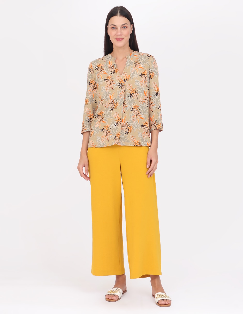 Blusa Grupo Estoril manga 3/4 para mujer 11