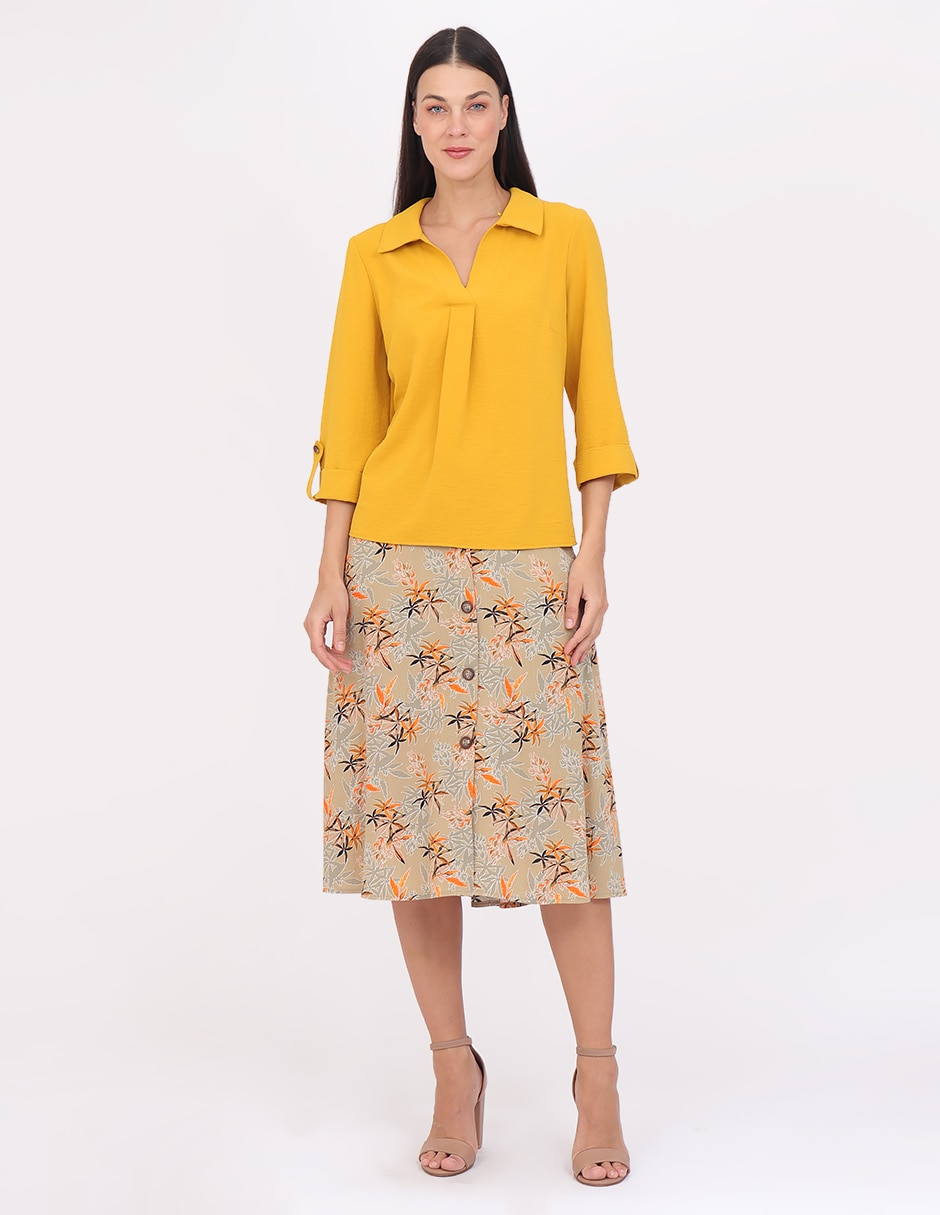 Blusa manga 3/4 para mujer 6