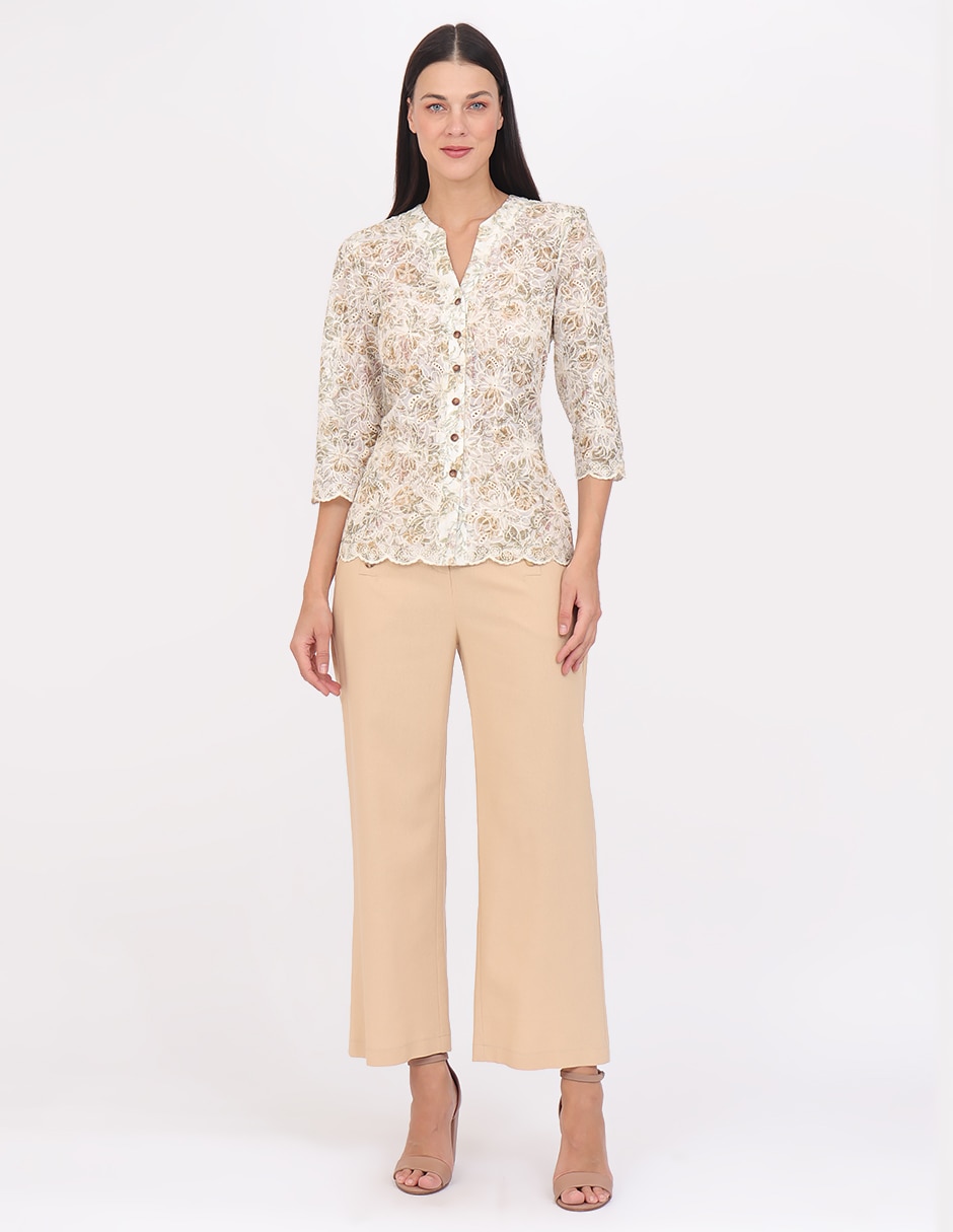 Blusa manga 3/4 para mujer 9