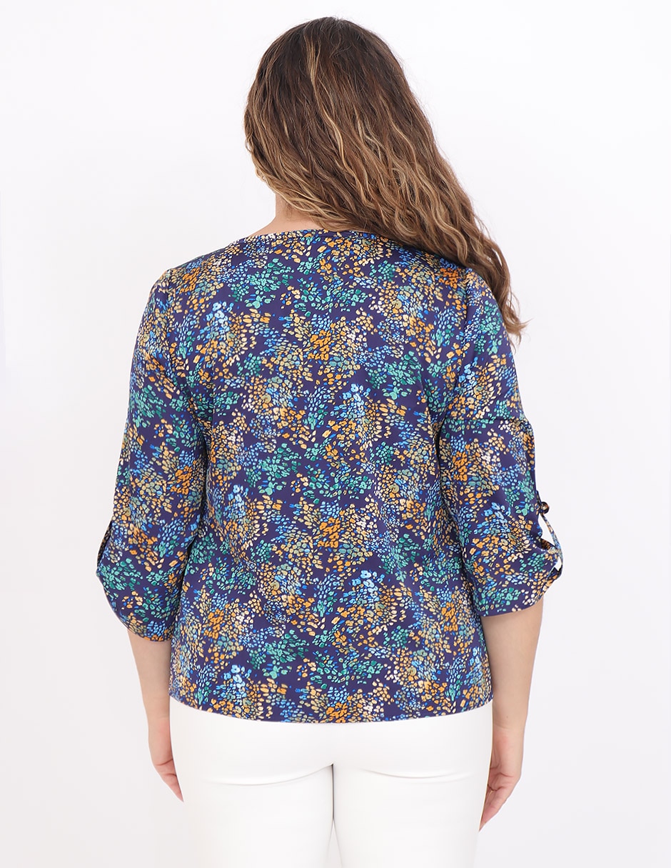 Blusa Grupo Sambal manga 3/4 para mujer 3