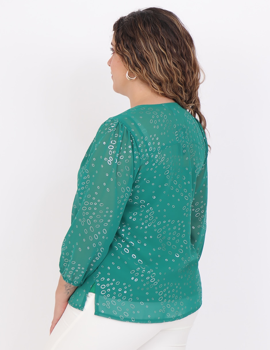 Blusa manga 3/4 para mujer 2