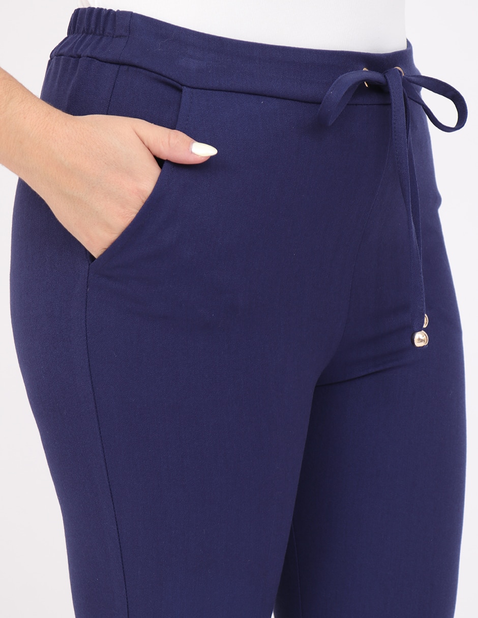 Pantalón duplan petite slim para mujer