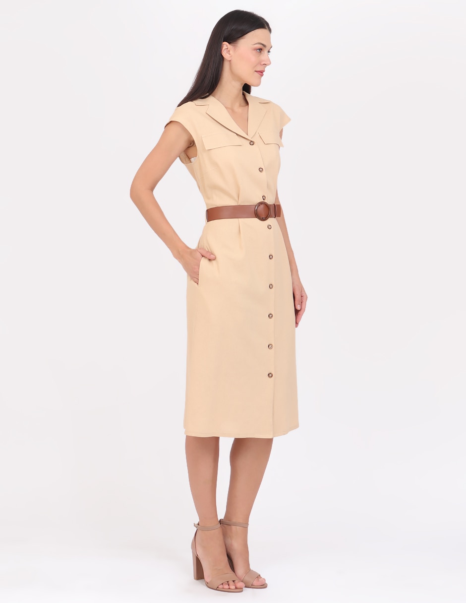 Vestido midi formal para mujer 3