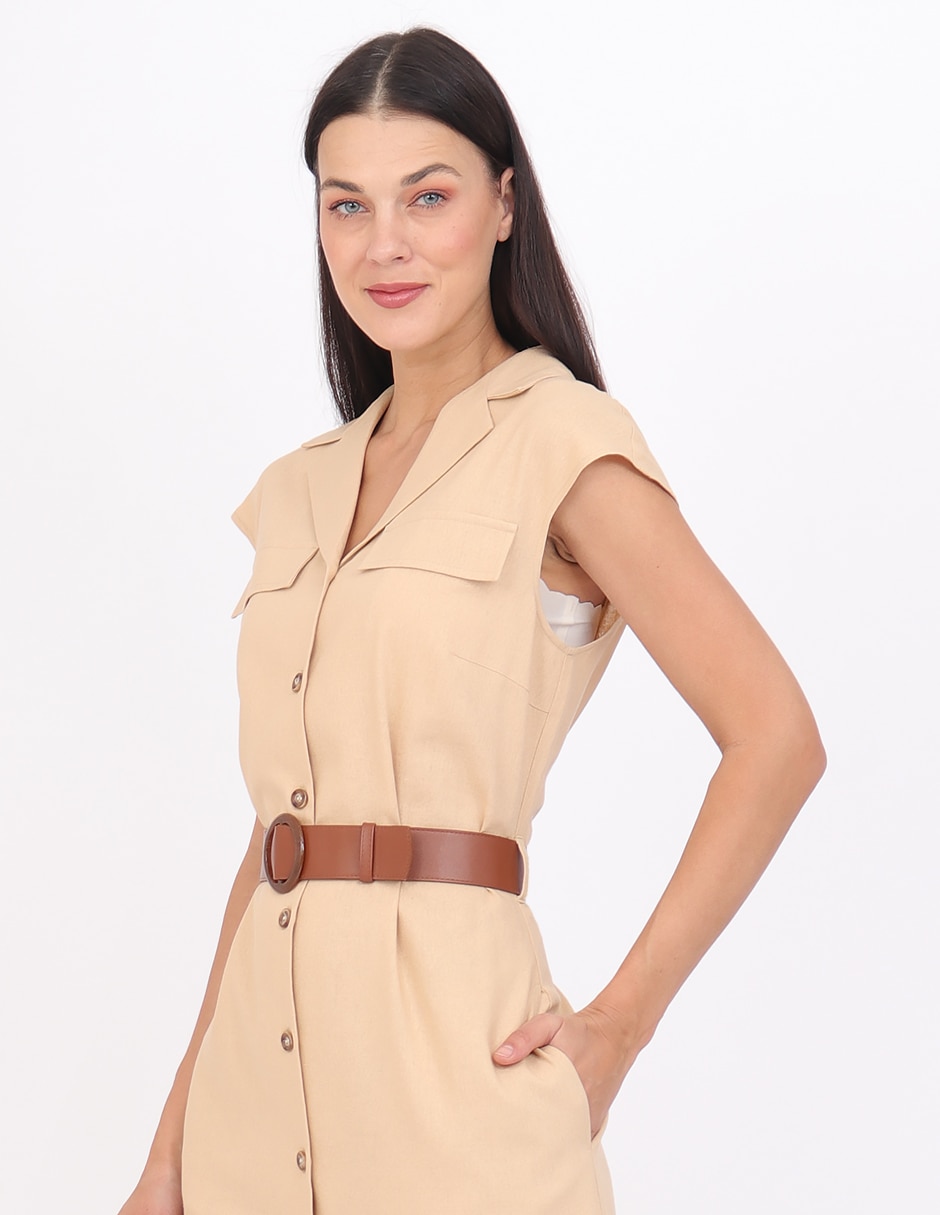 Vestido midi formal para mujer 4