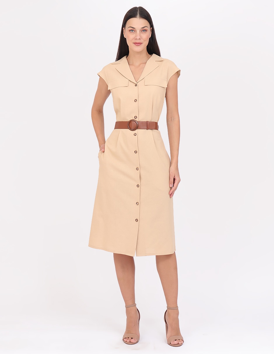 Vestido midi formal para mujer Vestido midi formal para mujer