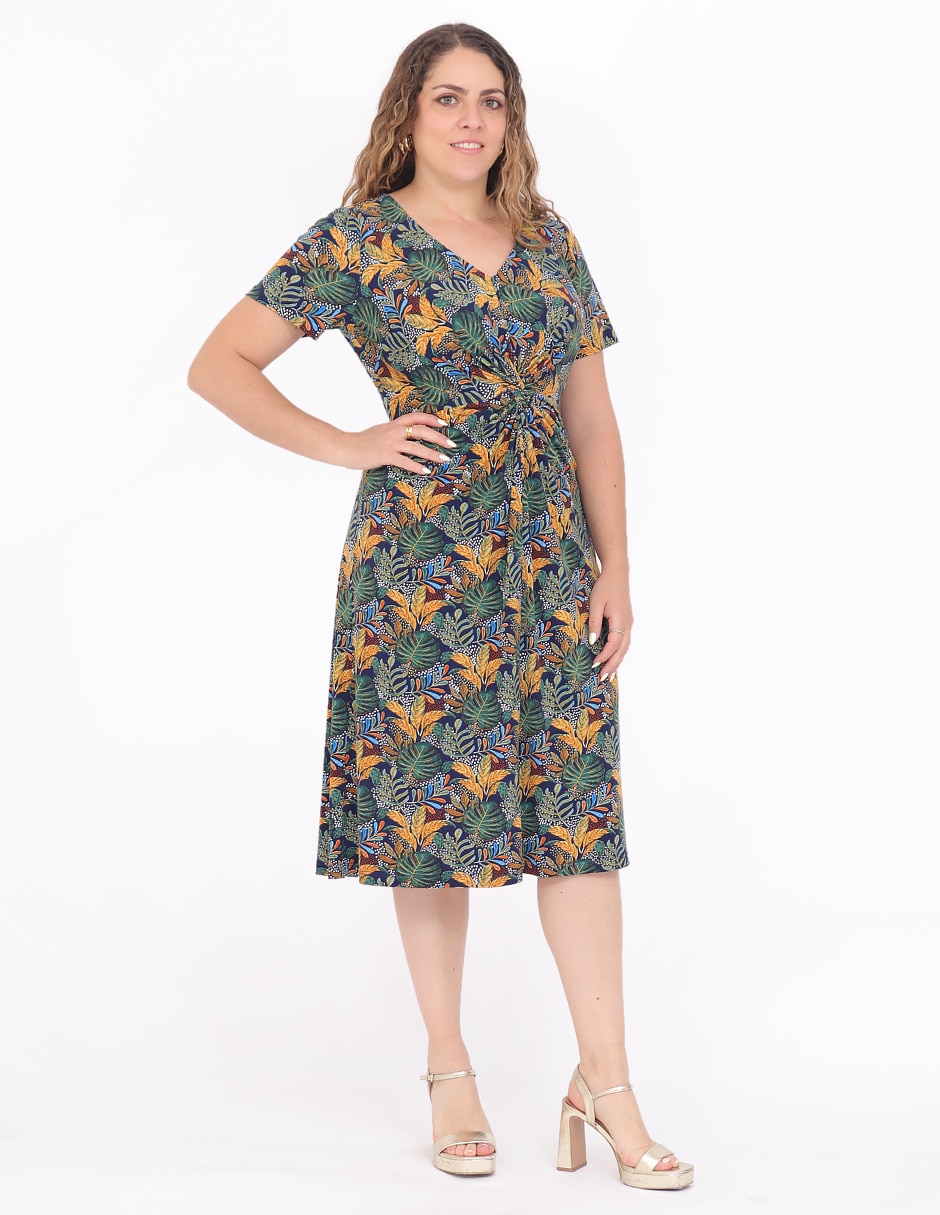 Vestido midi casual para mujer Vestido midi casual para mujer