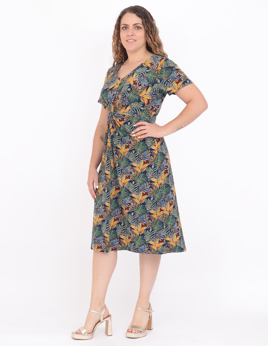Vestido midi casual para mujer