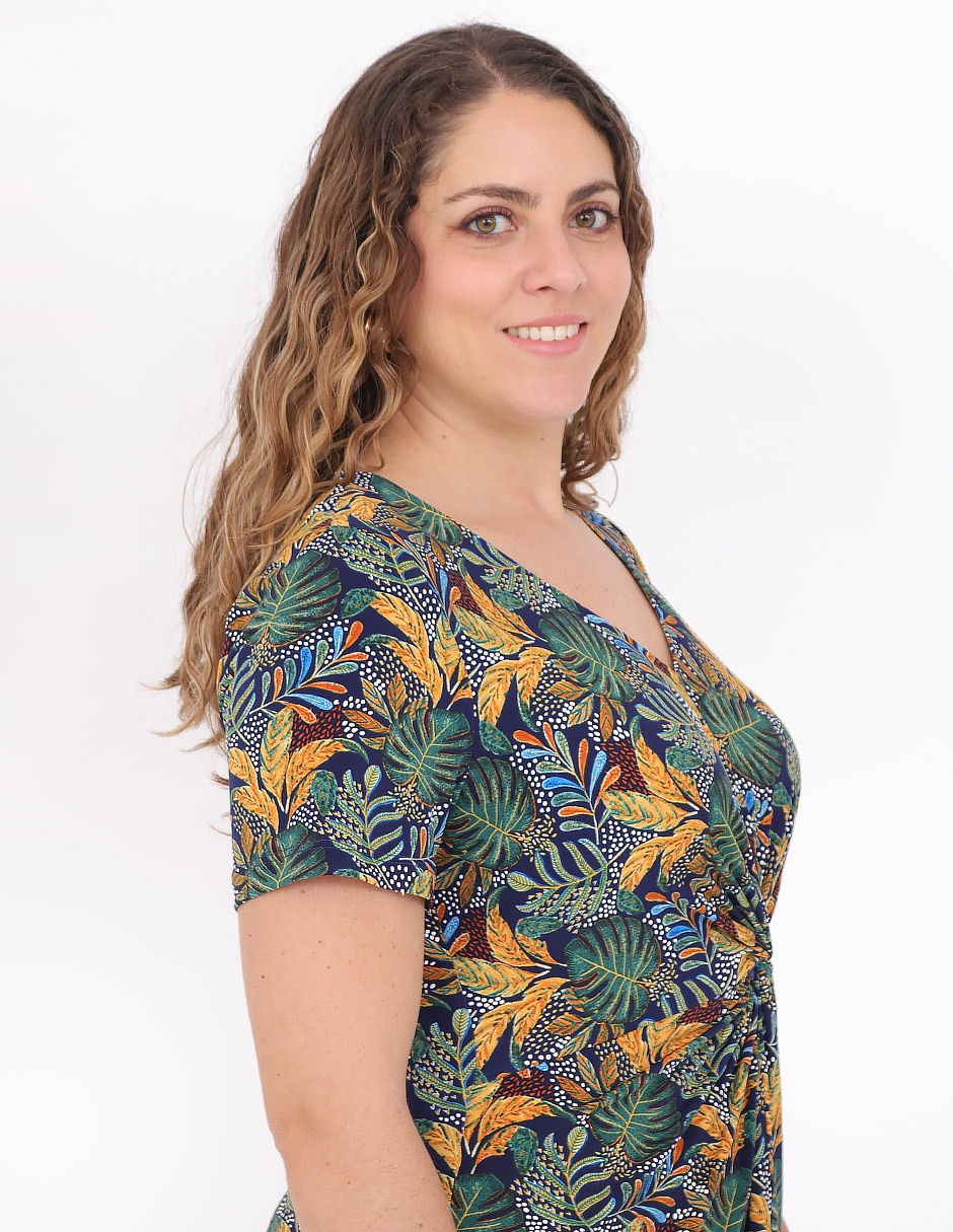 Vestido midi casual para mujer