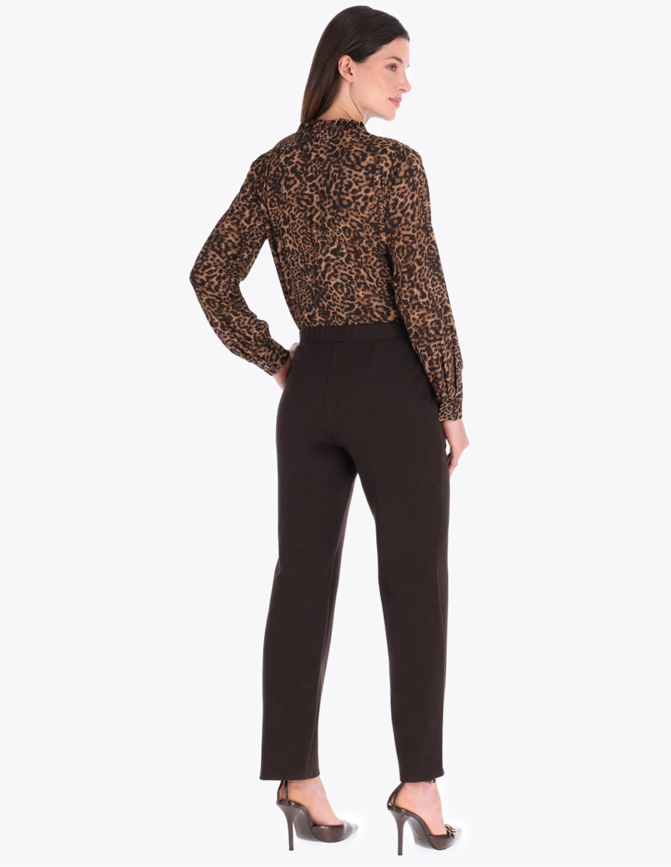 Pantalón de vestir slim para mujer 2
