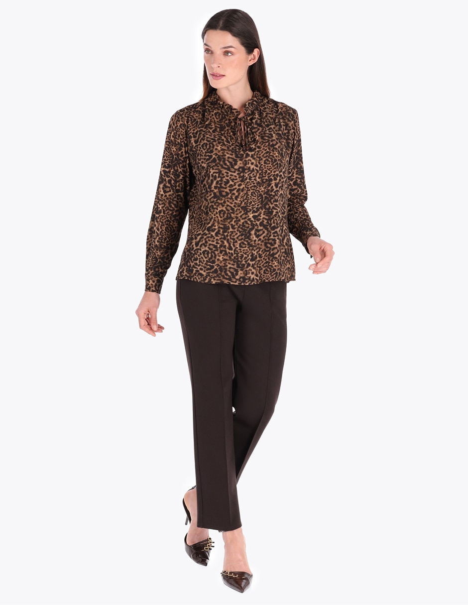 Blusa manga larga para mujer 3