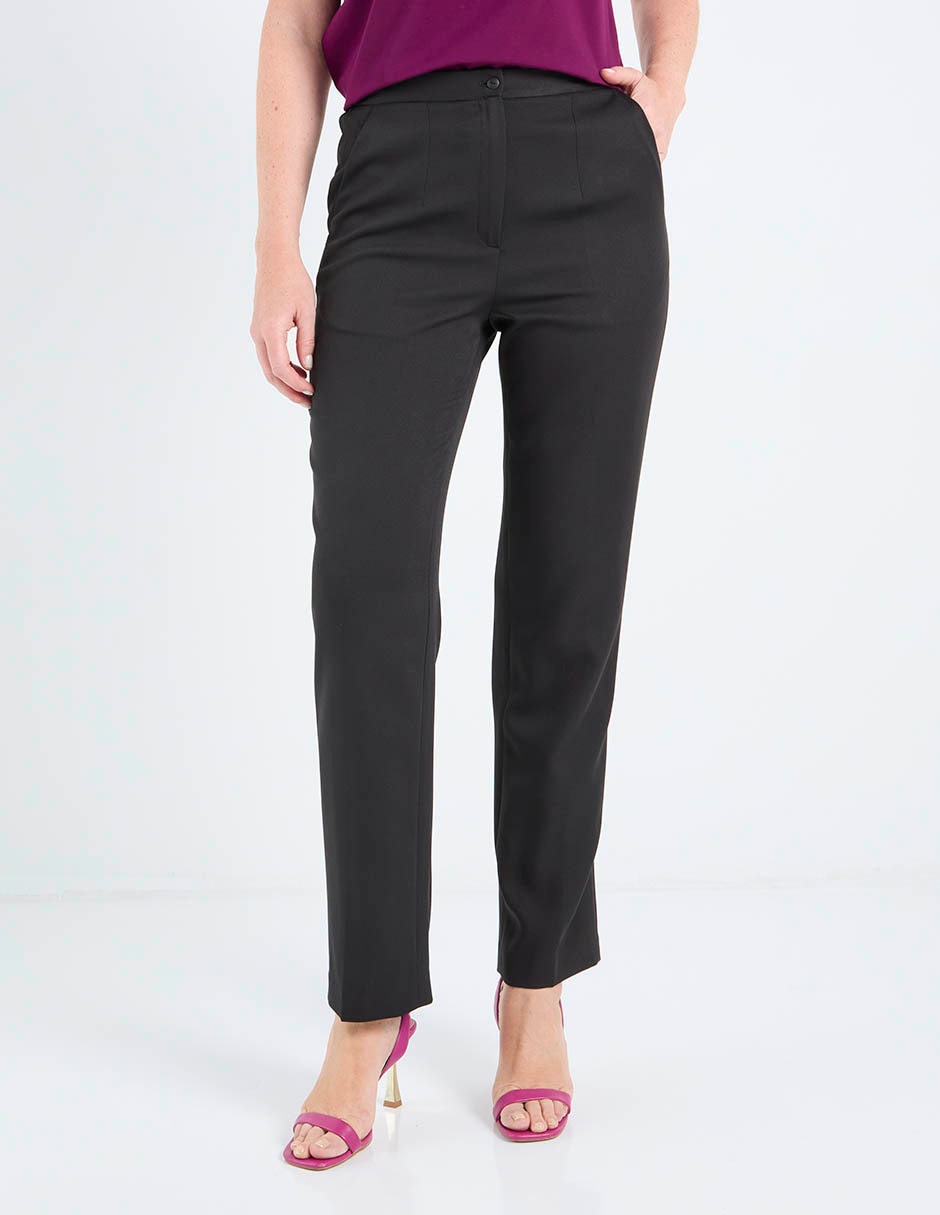 Pantalón de vestir slim para mujer