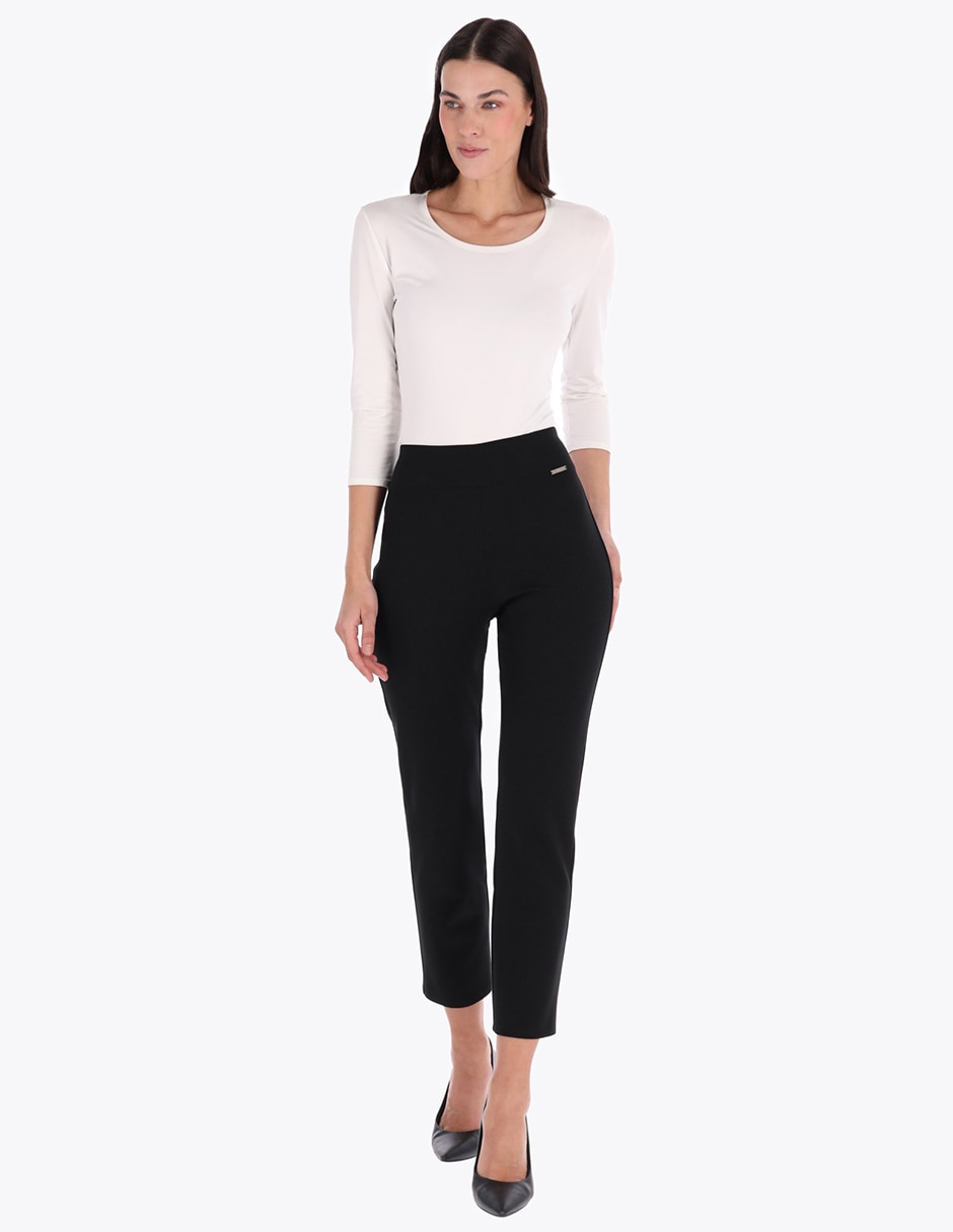 Pantalón de vestir slim para mujer 4